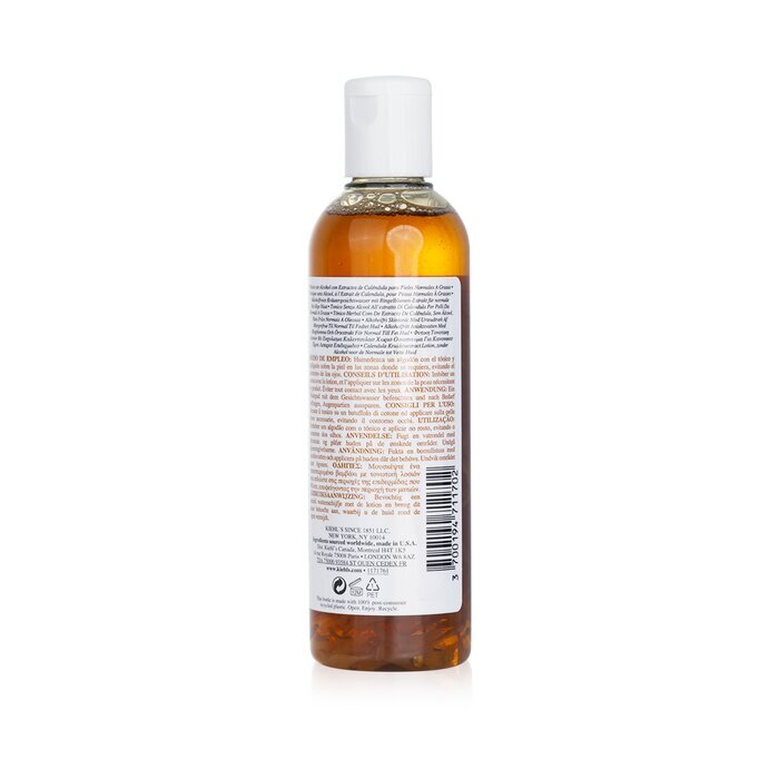 Kiehl's Calendula Kräuterextrakt, alkoholfreier Toner – für normale bis fettige Hauttypen, 250 ml
