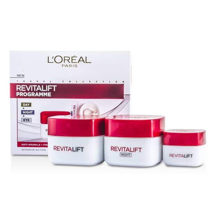 L'oreal Advanced Revitalift Program Augencreme 15 ml/Tagescreme 50 ml/Nachtcreme 50 ml 115 ml