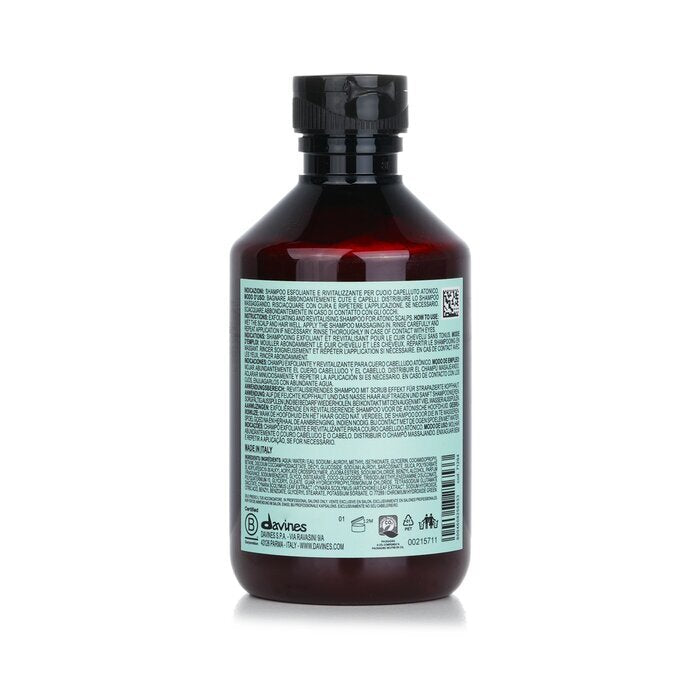 Davines Natural Tech Detoxifying Scrub Shampoo (für atonische Kopfhaut) 250 ml