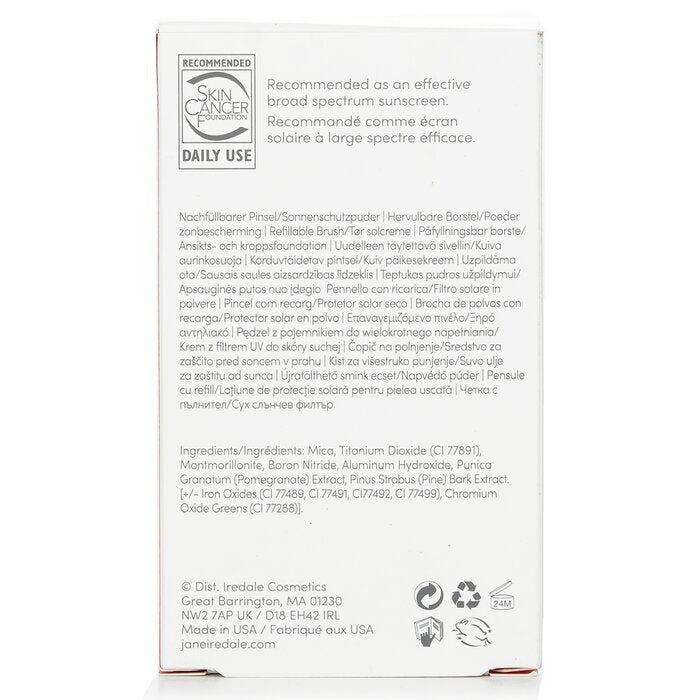 Jane Iredale Powder Me Nachfüllbarer Pinsel (1x Pinsel, 2x Nachfüllpackungen) - Durchscheinend 2x2,5g