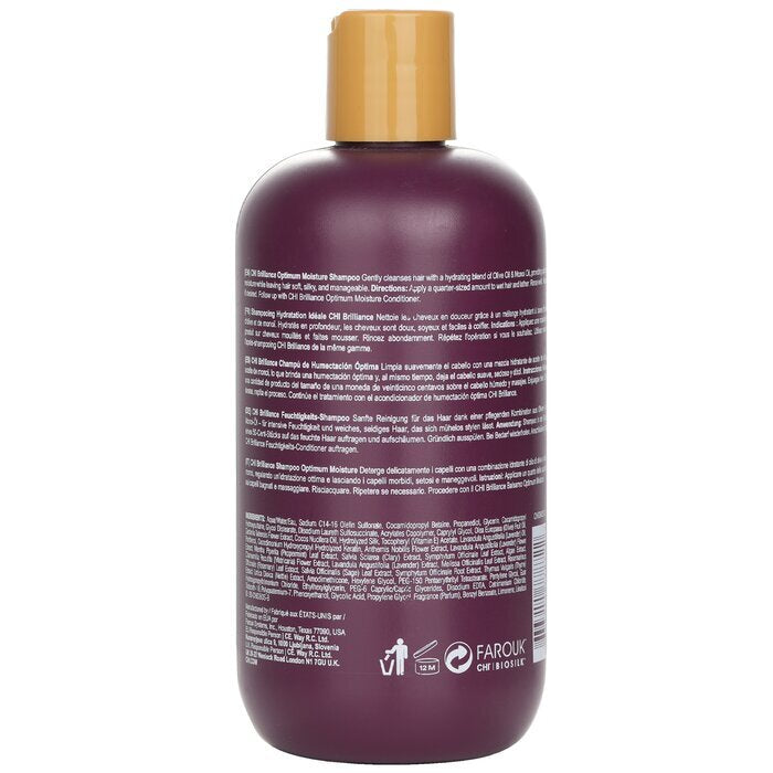 CHI Deep Brilliance Olive & Monoi Optimale Feuchtigkeitsshampoo 355ml/12oz