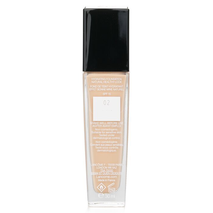 Lancome Teint Miracle Hydrating Foundation, natürliches, gesundes Aussehen, LSF 15, 02 Lys Rose, 30 ml