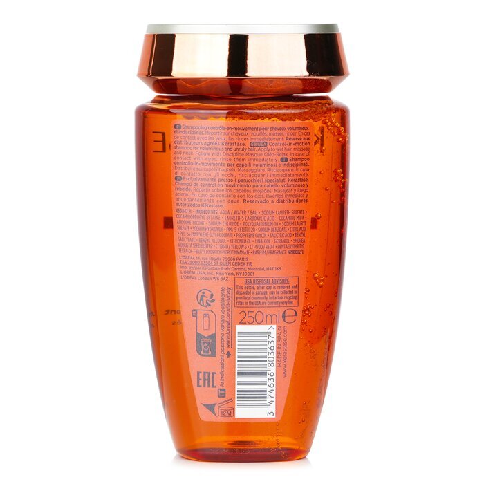 Kerastase Discipline Bain Oleo-Relax Shampooing Contrôle en Mouvement (Cheveux Volumineux et Indisciplinés) 250ml/8.5oz