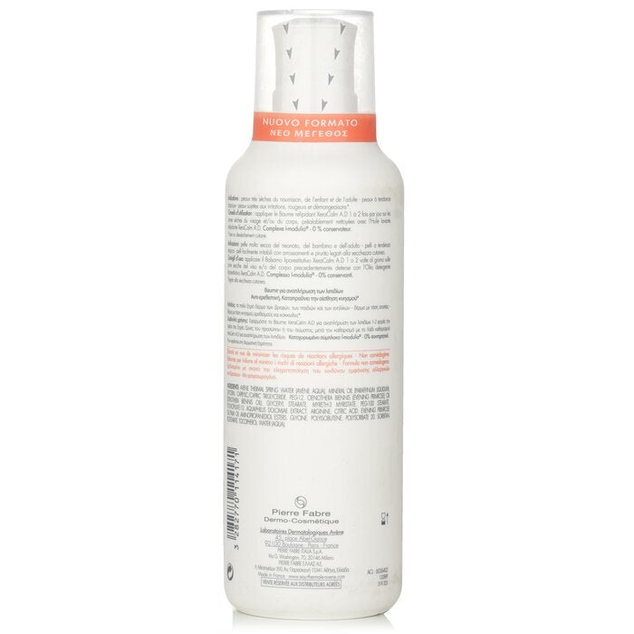 Avene XeraCalm AD Lipid-Replenishing Balm – Für sehr trockene Haut, die zu Neurodermitis oder Juckreiz neigt, 400 ml
