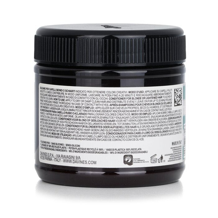 Davines Alchemic Creative Conditioner - # Bleu sarcelle (Pour cheveux blonds et éclaircis) 250ml/8.84oz