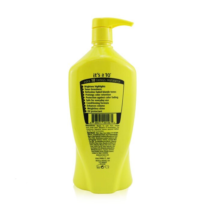 It's A 10 Miracle Shampoo Éclaircissant (Pour Blondes) 1000ml/33.8oz