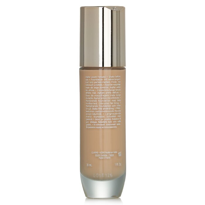 Clarins Everlasting langanhaltendes und feuchtigkeitsspendendes, mattes Make-up, Nr. 108W Sand, 30 ml