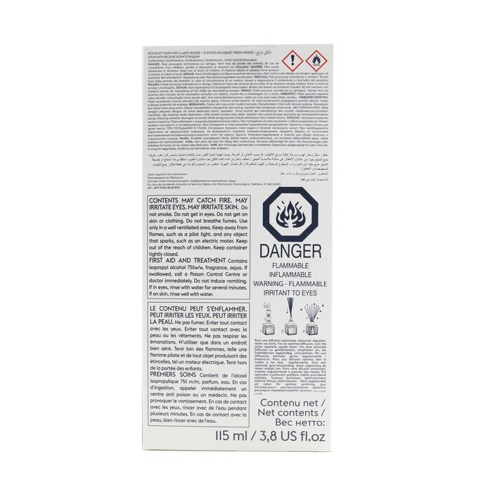 Lampe Berger (Maison Berger Paris) Clarity Grey Pre-Filled Reed Diffuser - Fresh Wood 115ml