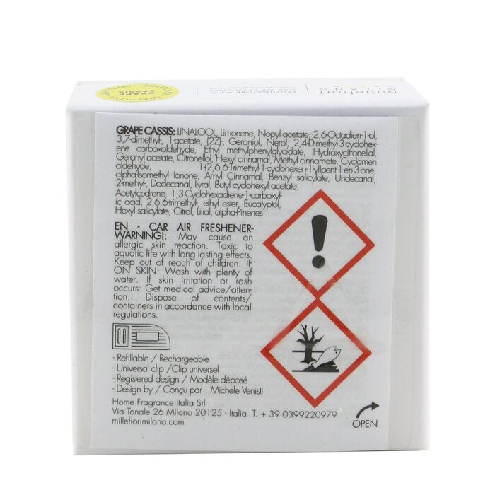 Millefiori Icon Classic Auto-Lufterfrischer - Traube Cassis 1 Stück