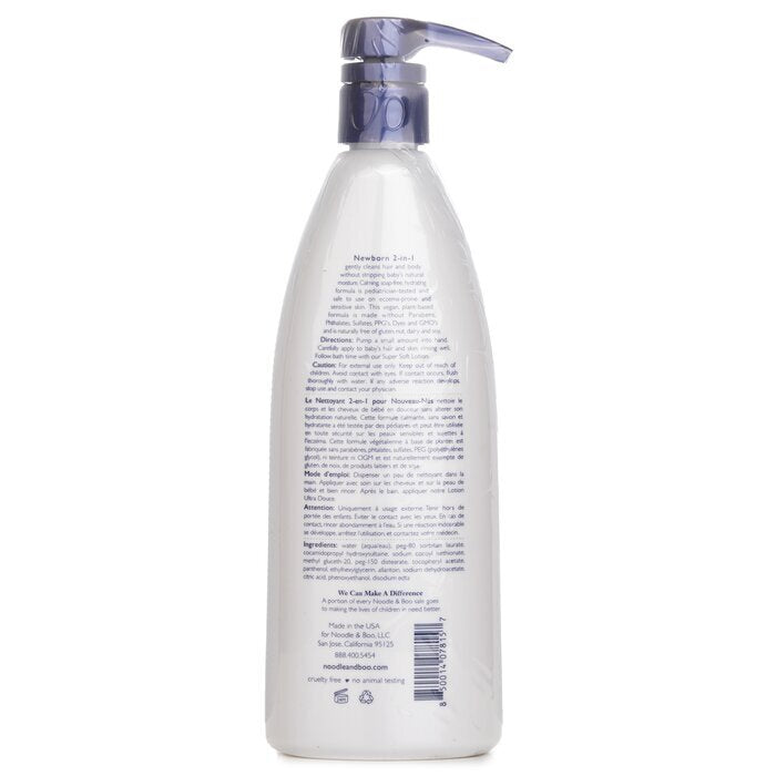 Noodle & Boo Newborn 2-in-1 Haar- und Körperwaschmittel – parfümfrei, 473 ml
