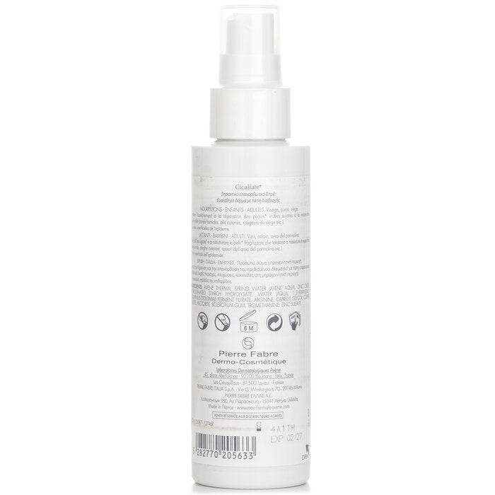 Avene Cicalfate+ Absorbierendes Reparaturspray – Für empfindliche, gereizte und zu Mazeration neigende Haut, 100 ml