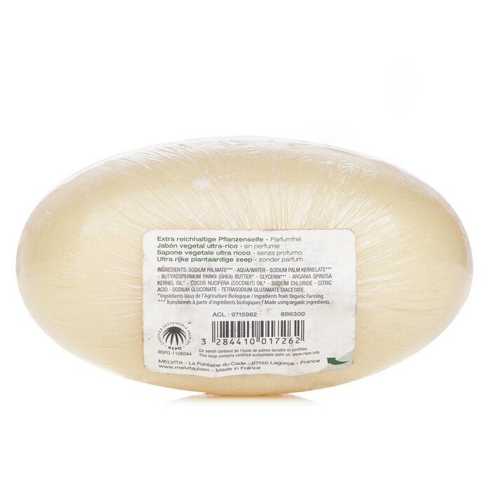 Melvita Extra Reichhaltige Seife mit Arganöl - Duftfrei 150ml/5.29oz