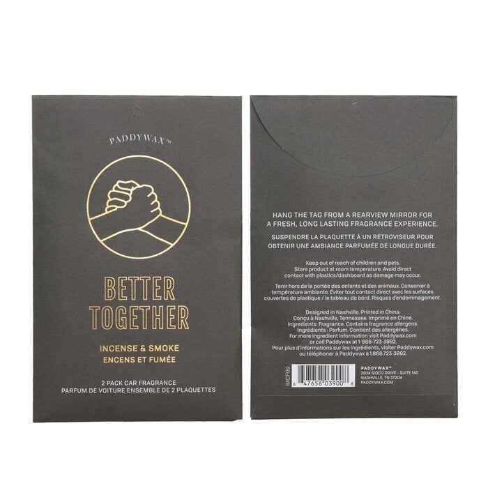 Paddywax Impressions Autoduft – Better Together, 2er-Pack