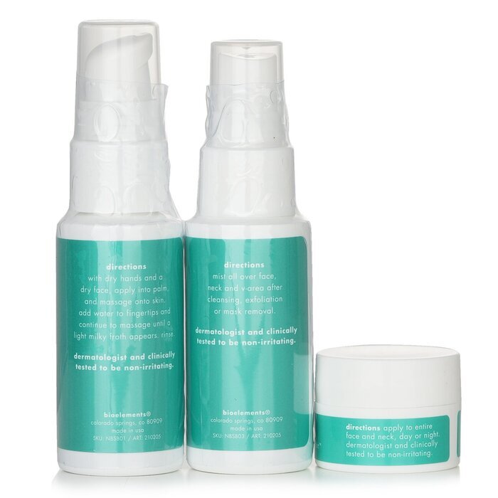 Bioelements 3-Stufen Mini Starter Set 3-tlg