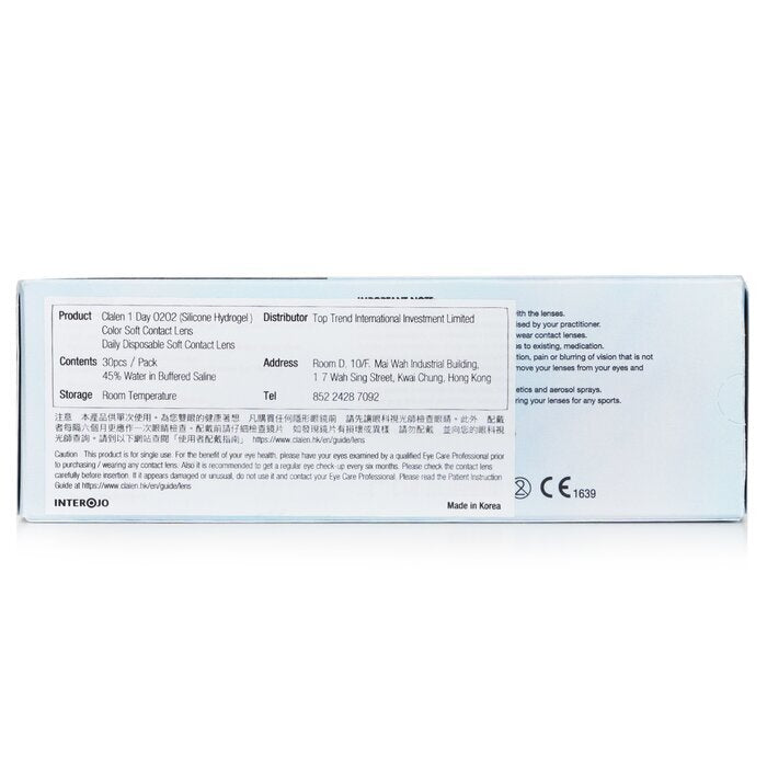 Clalen 1 Day O2O2 Klare Kontaktlinsen - -4,00 30 Stück