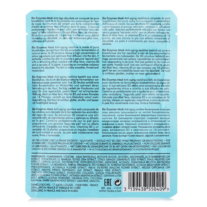 Talika Bio Enzyme Maske Anti-Aging Hals 25g/0.8oz