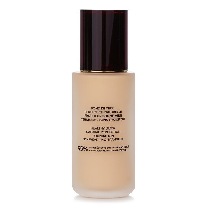 Guerlain Terracotta Le Teint Healthy Glow Natural Perfection Foundation, 24-Stunden-Halt, kein Abfärben, Nr. 2W Warm, 35 ml