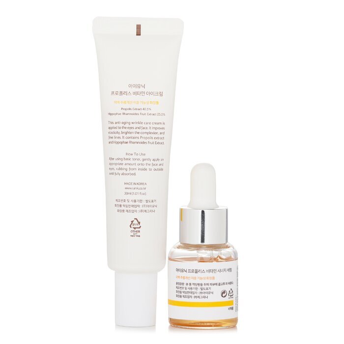 iUNIK Propolis Vitamin Augencreme Set 2tlg