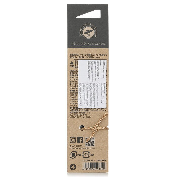 John's Blend Reisediffusor – Apfelbirne, 15 ml