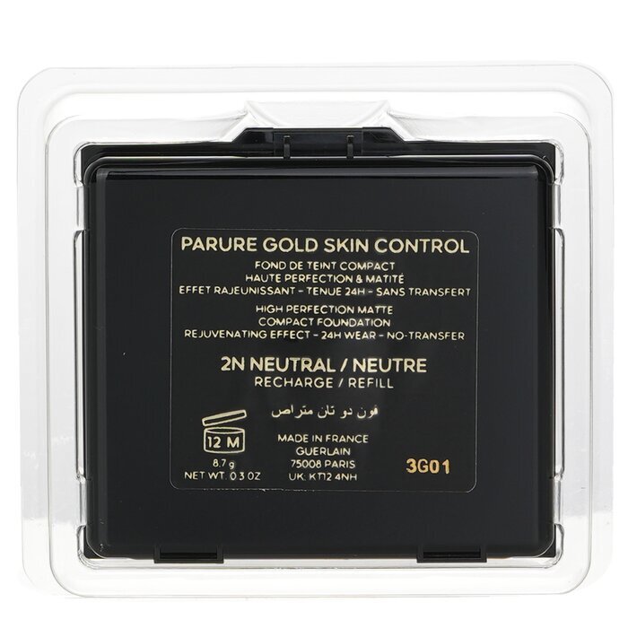 Guerlain Parure Gold Skin Control High Perfection Matte Compact Foundation Nachfüllpackung – 2N 8,7 g