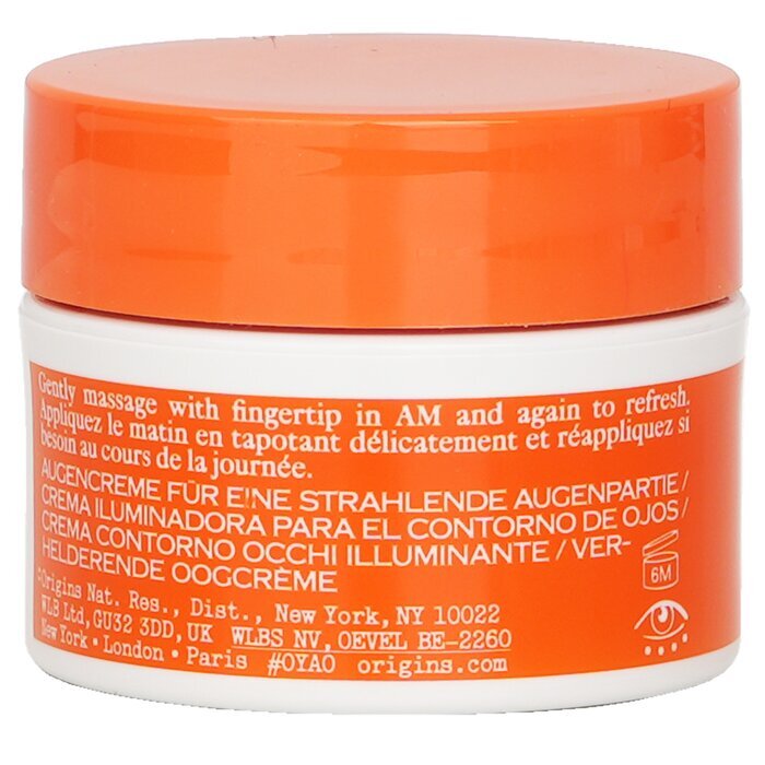 Origins – Ginzing – Aufhellende Augencreme (warmer Farbton) 15 ml