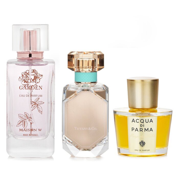 Maison W x Acqua Di Parma x Tiffany & Co.-Rose & Magnolia Nobile Eau De Parfum Spray Bundle 3tlg