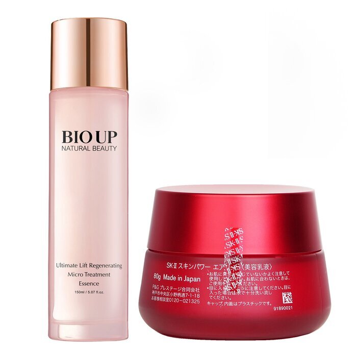 Skinpower Airy Milky Lotion (Box beschädigt) X Natural Beauty BIO UP Ultimate Lift Regenerierende Mikrobehandlung 2 Stück