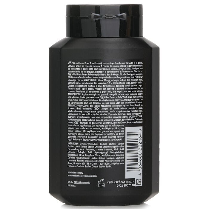 Sebastian Seb Man The Multitasker Haar-, Bart- und Körperwaschmittel, 250 ml