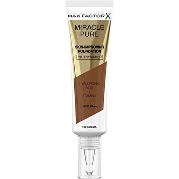 Max Factor Miracle Pure Hautverbessernde Grundierung Nr. 100 Kakao 30 ml