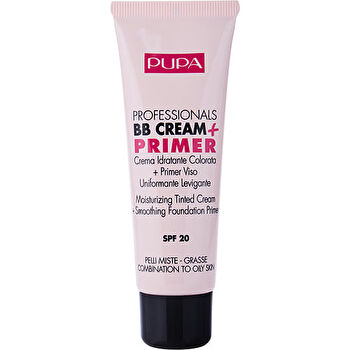 Pupa Pupa Professionals BB Cream & Primer Spf20 #002 Sand – Mischhaut bis fettige Haut, 50 ml