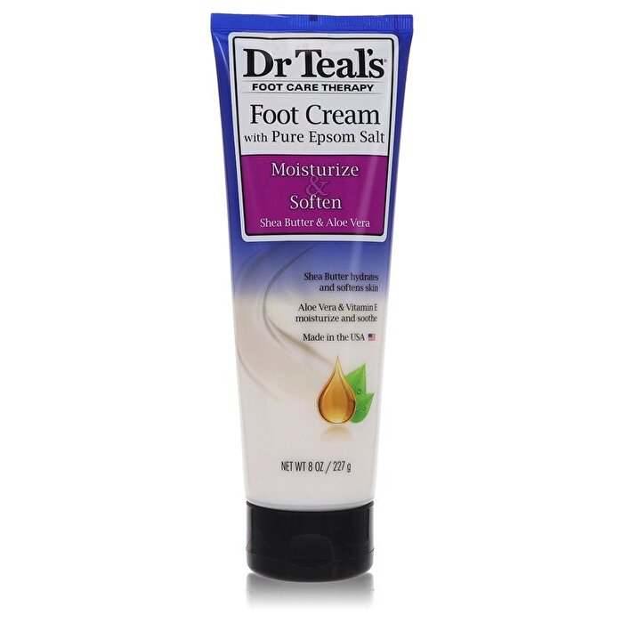 Dr Teal's Dr Teal's Pure Epsom Salt Foot Cream Pure Epsom Salt Foot Cream mit Sheabutter & Aloe Vera & Vitamin E 240 ml/8 oz