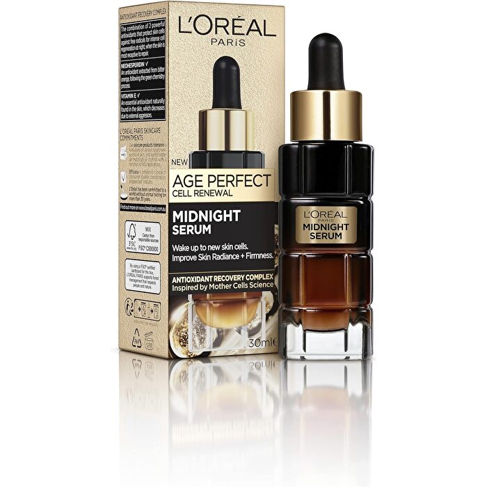 L'Oreal Paris, Gesichtsserum, Schützend & Reparierend, Age Perfect Cell Renewal, 30ml