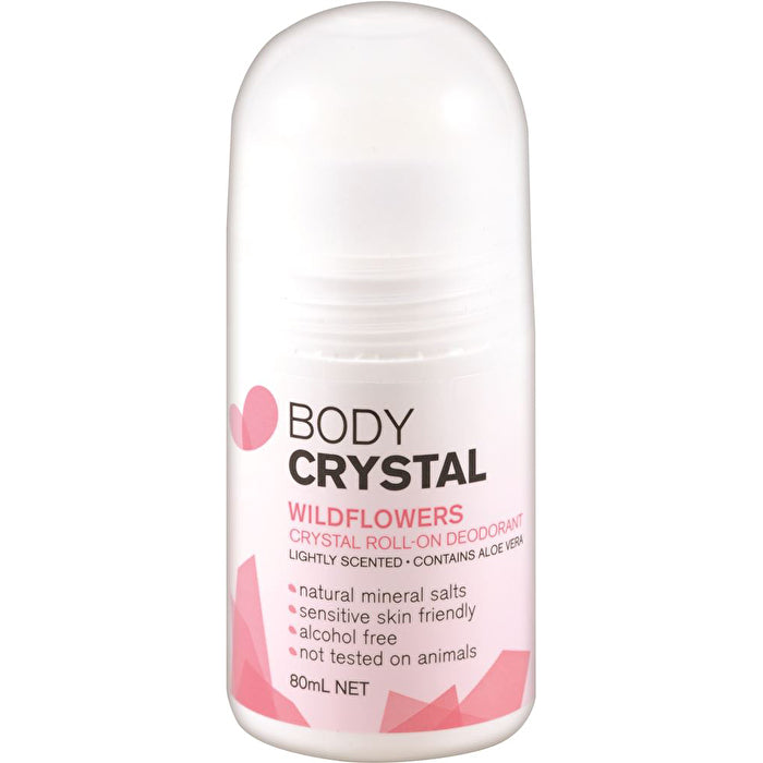 Body Crystal Crystal Deodorant Roll-on Wildflowers 80ml