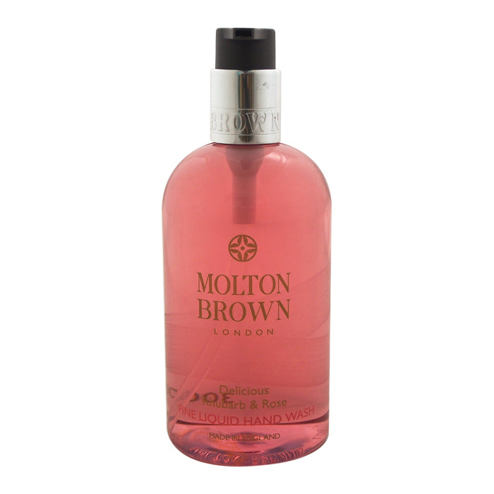 M.brown – Köstliche flüssige Handwäsche mit Rhabarber und Rose, 300 ml