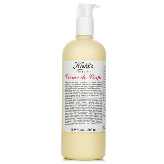 Kiehl's Creme De Corps Körperfeuchtigkeitscreme mit Pumpe, 500 ml