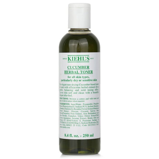 Kiehl's – Cucumber Herbal – Alkoholfreies Gesichtswasser für alle Hauttypen, 250 ml
