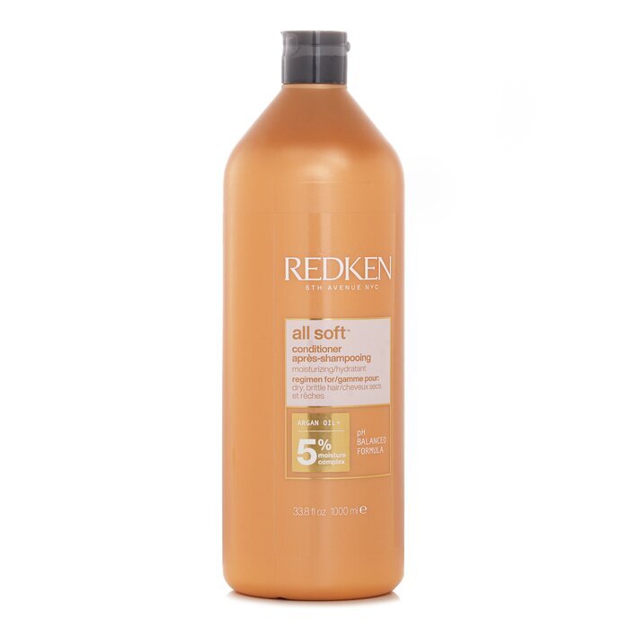 Redken All Soft Conditioner (For Dry/ Brittle Hair) 1000ml/33.8oz