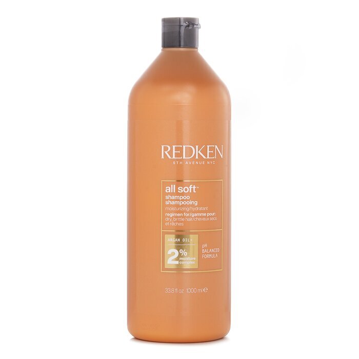 Redken All Soft Shampoo (für trockenes/brüchiges Haar) 1000ml/33.8oz