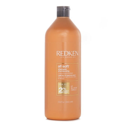 Redken All Soft Shampoo (für trockenes/brüchiges Haar) 1000ml/33.8oz