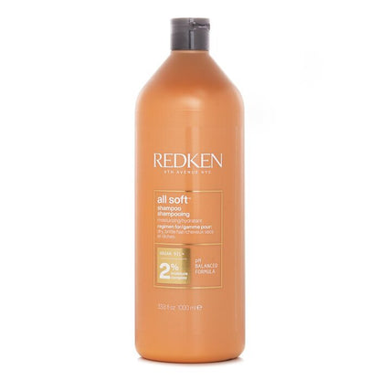 Redken All Soft Shampoo (für trockenes/brüchiges Haar) 1000ml/33.8oz