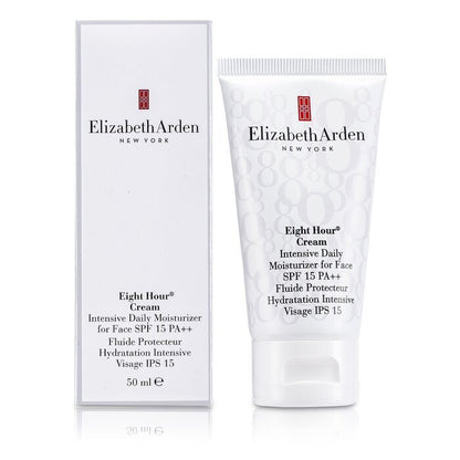 Elizabeth Arden Eight Hour Cream – Intensive tägliche Feuchtigkeitscreme für das Gesicht, LSF 15, 49 g