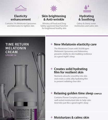 Time Return Melatonin Cream - 50g