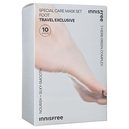 Innisfree Special Care Mask Set Fußreise-Exklusiv 20 ml x 10 Blätter