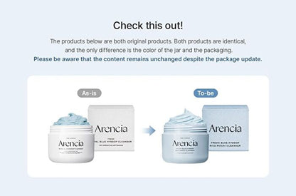 Arencia Frischer blauer Ysop + Reis-Mochi-Reiniger 120 g