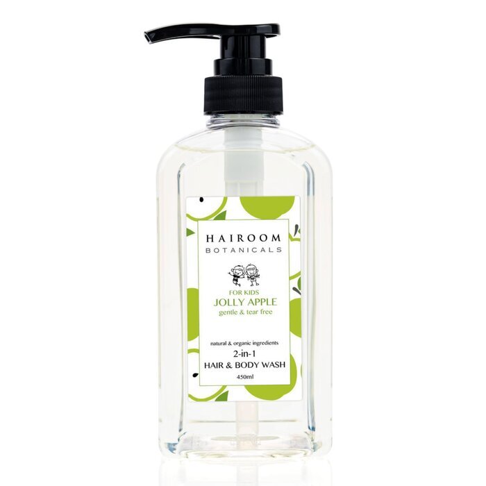 HAIROOM Hair & Body Wash (JollyApple) For Kids - Gentle & Tear Free 450ml