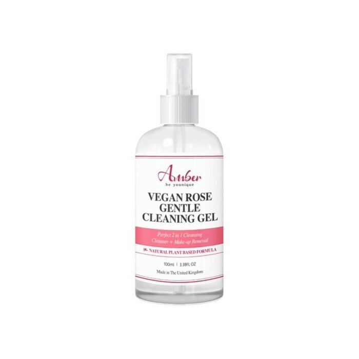 AMBER be younique Vegan rose gentle cleaning gel Fixed Size