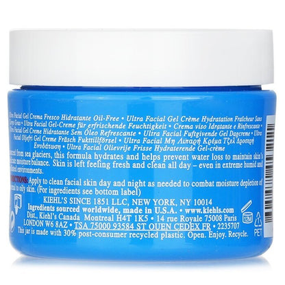 Kiehl's Ultra Facial Oil-Free Gel Cream – Für normale bis fettige Hauttypen, 50 ml