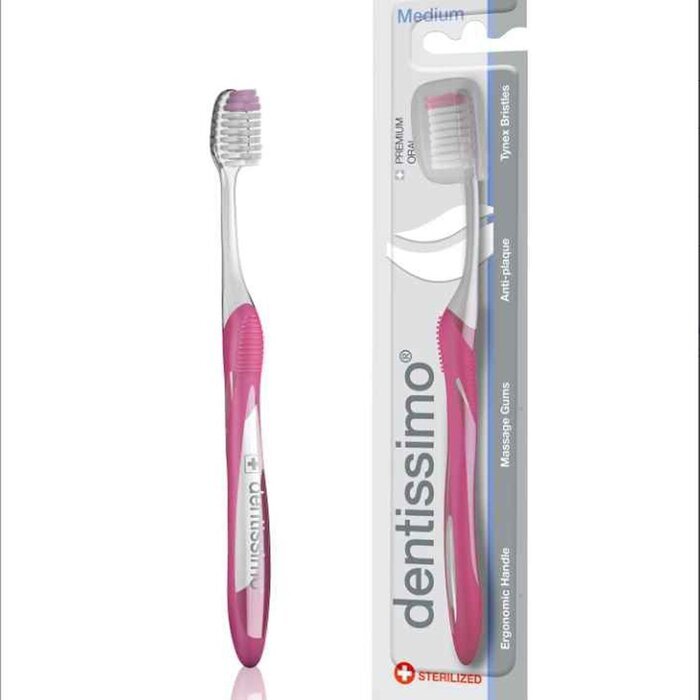 dentissimo Medium Antiplaque Action (Pink) (40g) Fixed Size