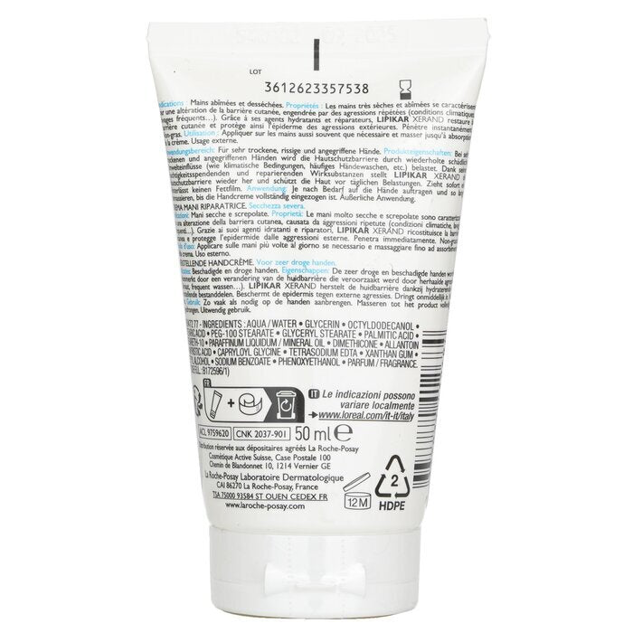 La Roche Posay Lipikar Xerand Hand Repair Cream (für sehr trockene Haut) 50ml/1.69oz