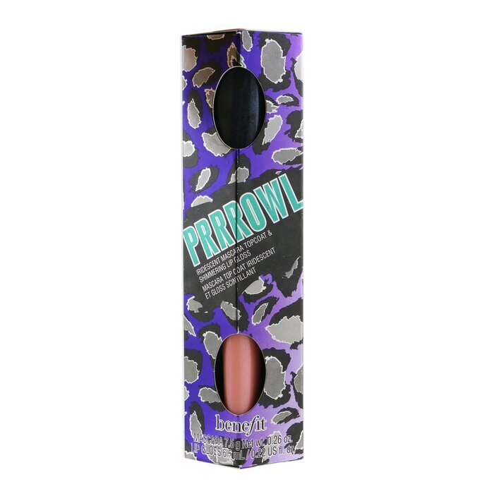 Benefit Prrrowl Iridescent Mascara Topcoat & Shimmering Lip Gloss